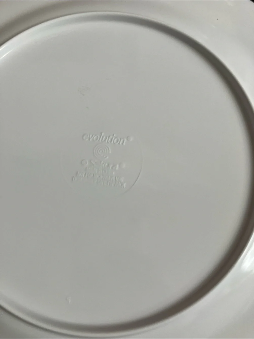 Four plates and placemats by artist David Carter Brown